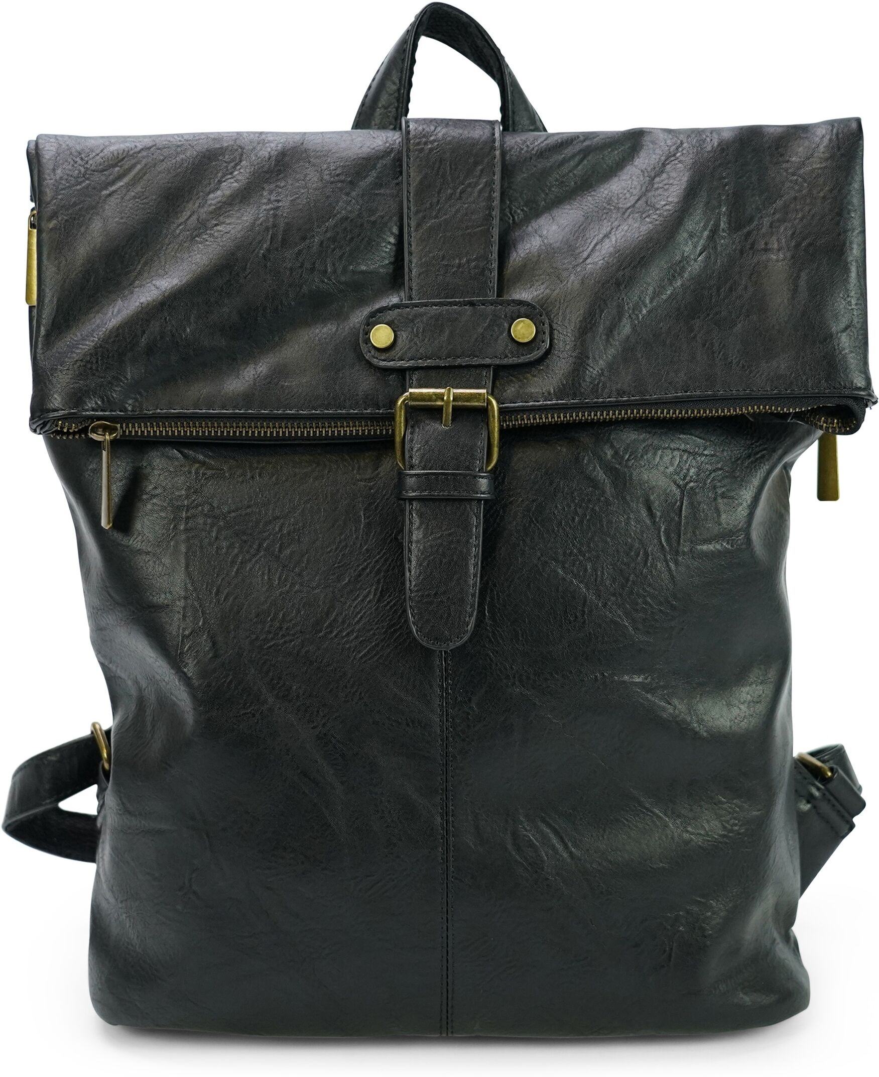 Henkeltasche HARPA "LIMA", Damen, Gr. B/H/T: 10cm x 39cm x 31cm, schwarz, Lederimitat, unifarben, Taschen, mit versteckten Fächern