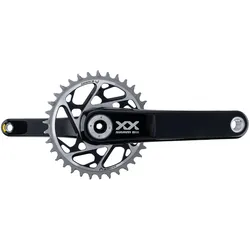 SRAM Kettenradgarnitur XX SL Eagle Transmission 34 Zähne schwarz / silber