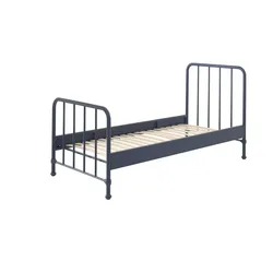 METALLBETT Kay 97x110x206 aus Metall in Blau matt