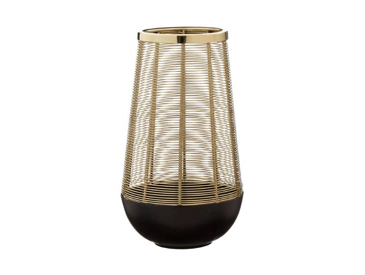Design Windlicht „Nina Gold, Schwarz FIFTY FIVE SOUTH
