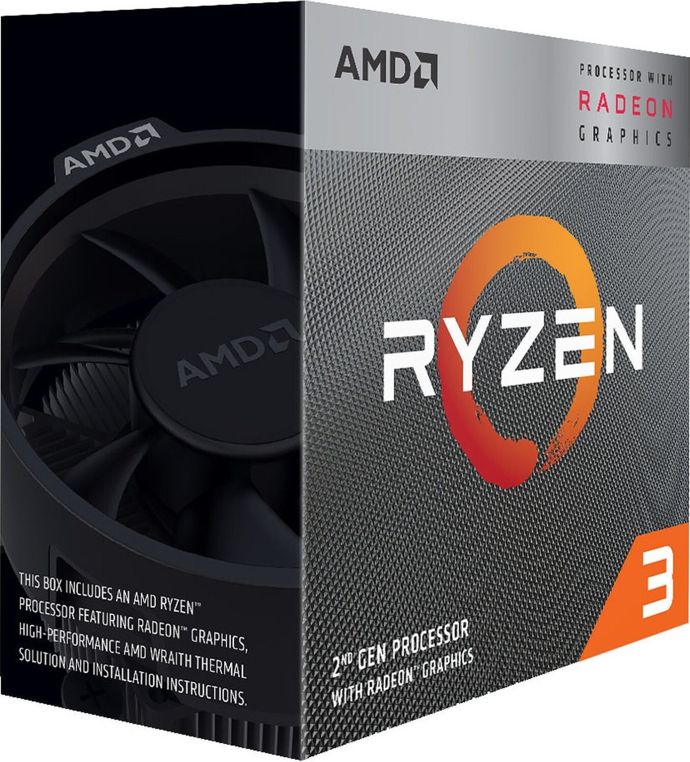 AMD Ryzen 3 3200G met Wraith Stealth koeler processor