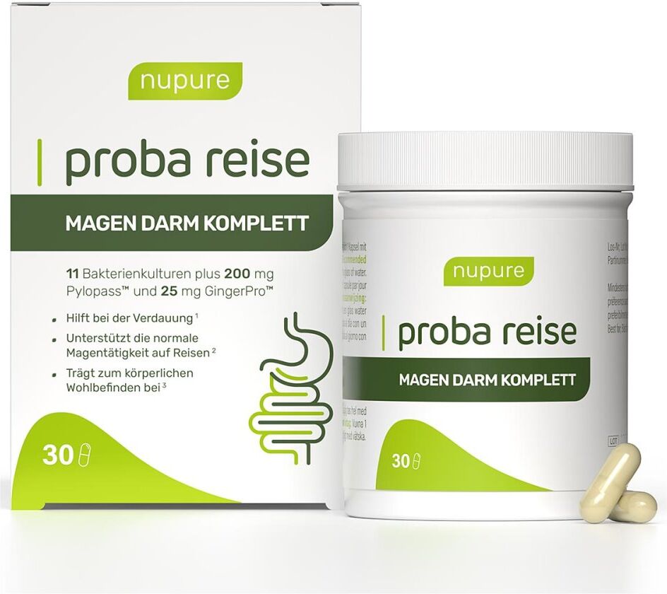 Nupure Proba Reise Magen Darm Komplett Kapseln