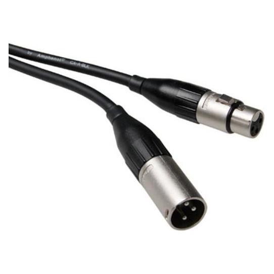 Amphenol XLR Microphone Cable 3.00 m (3 m, XLR Kabel) (PD0312A003)