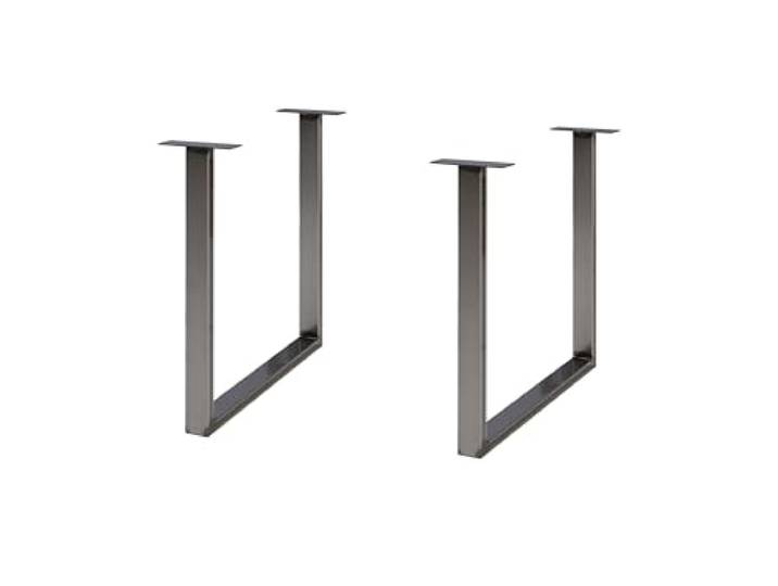 möbelando Tischgestell >Tables< (2er-Set) in Rohstahl bietet modernes Design mit Abmessungen B/H/T 71/70,3/19,2 cm, robustem Metall und 14 kg Gewicht. Zerlegt geliefert für einfache Montage.