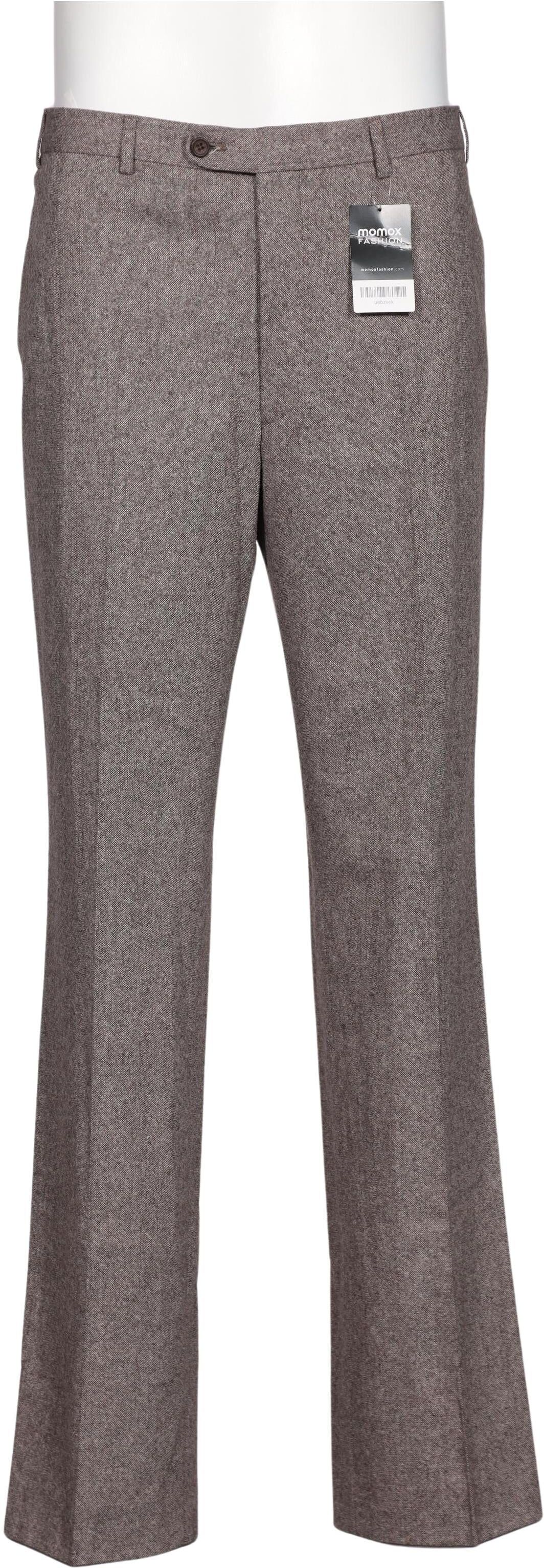 MeyEdlich Herren Stoffhose, Braun, Lang-Gr. EU 106, Wolle / Synthetik / Kaschmir / Viskose - Second Hand