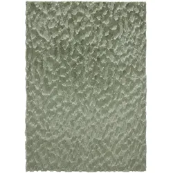 benuta Pop - Kunstfell-Teppich Immy Grün 200x300 cm