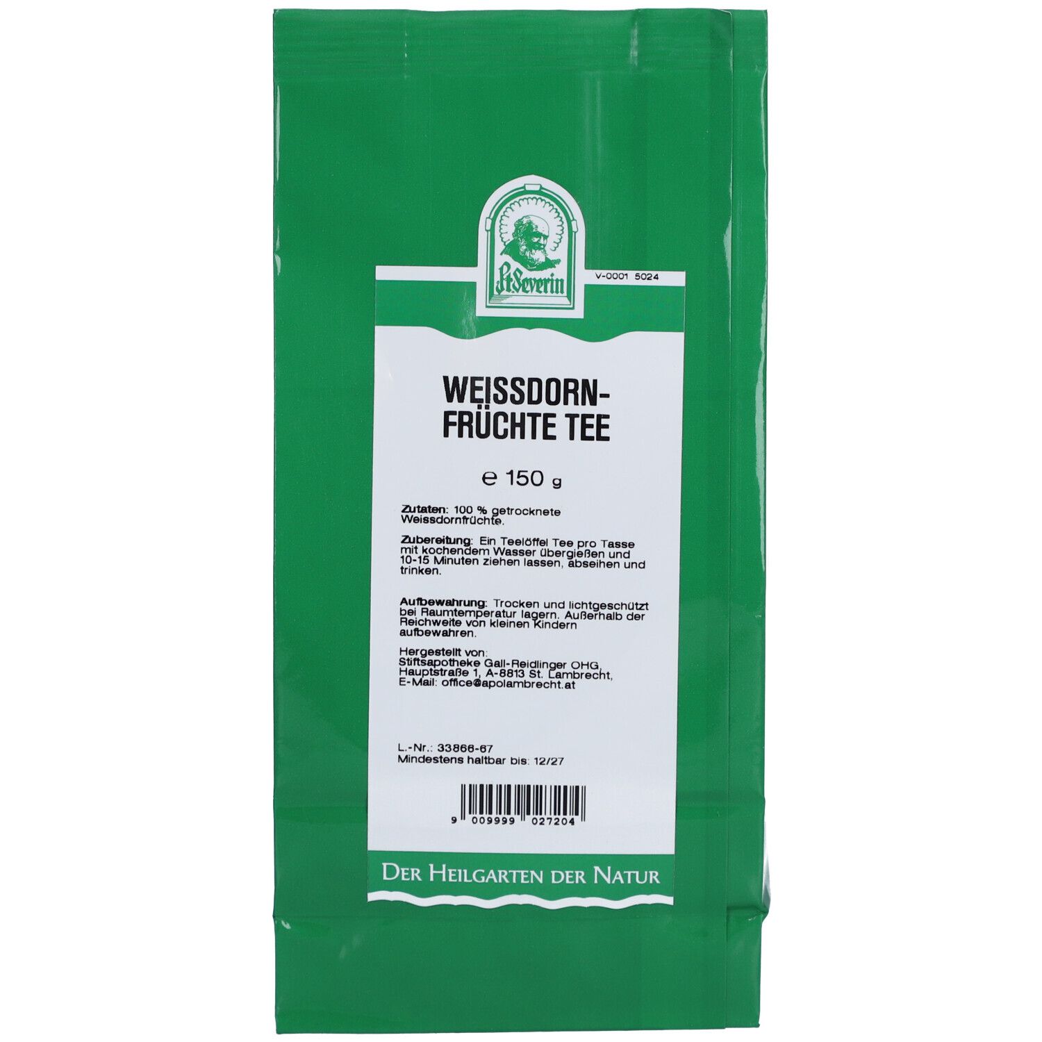 Weissdornfrüchte Tee 150 g