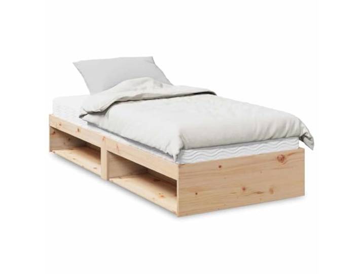 RJPLMFV Tagesbett mit Matratze, 90 x 190 cm, Kiefernholz, massiv Multifunktionales Schlafsofa, Unterbettaufbewahrung, Lattenrost, bequemer Schaumstoff