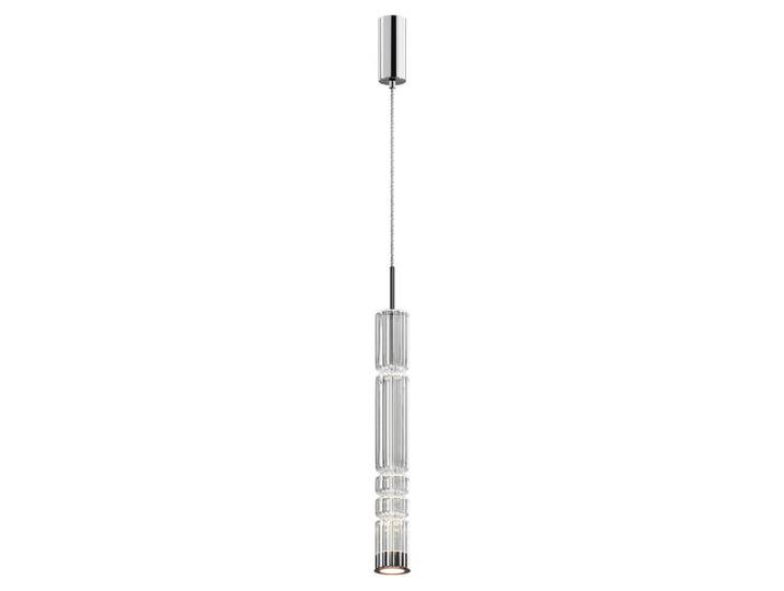 Maytoni Pendelleuchte, Chromfarben, Metall, quadratisch, 384 cm, höhenverstellbar, gleichmässige Lichtverteilung, Lampen & Leuchten, Innenbeleuchtung, Hängelampen, Pendelleuchte