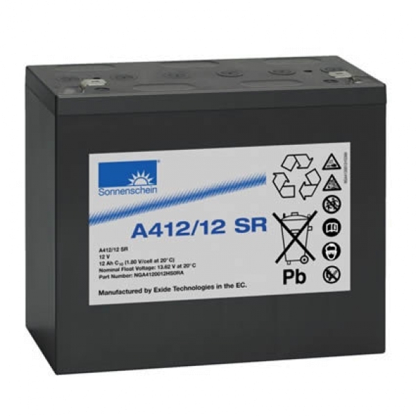 Exide Sonnenschein A412/12 SR 12V 12Ah dryfit Blei-Gel-Akku