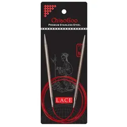 ChiaoGoo Rundstricknadel RED LACE Edelstahl (Bestseller), Nadel, Rot