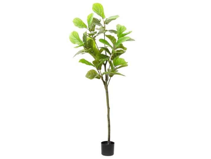 vidaXL Kunstfuxus boom 48 blaadjes 165 cm groen, kunstmatige plant, nep ficus boom, kunstmatige ficus plant, faux ficus boom, faux ficus plant