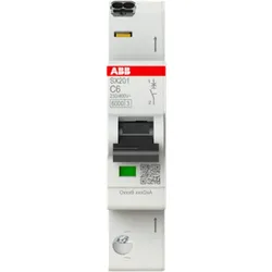 ABB SX201-C6 Sicherungsautomat C-Char.,6kA,6A,1P FlexLine Push-in Technologie