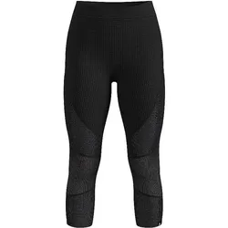 Odlo, Damen, Funktionsunterhose, Seamless Performance Wool BL Bottom 3 4 (M), Schwarz