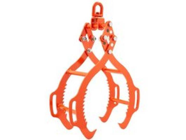 VEVOR Profi Forstzange 710-812 mm, Hebezange mit 4 Krallen, drehbare Holzzange aus Stahl, Tragfähigkeit 1000 kg, gezahntes Klauendesign, Holzgreifer, Schleppzange, Hakenzange für Traktoren, Karren