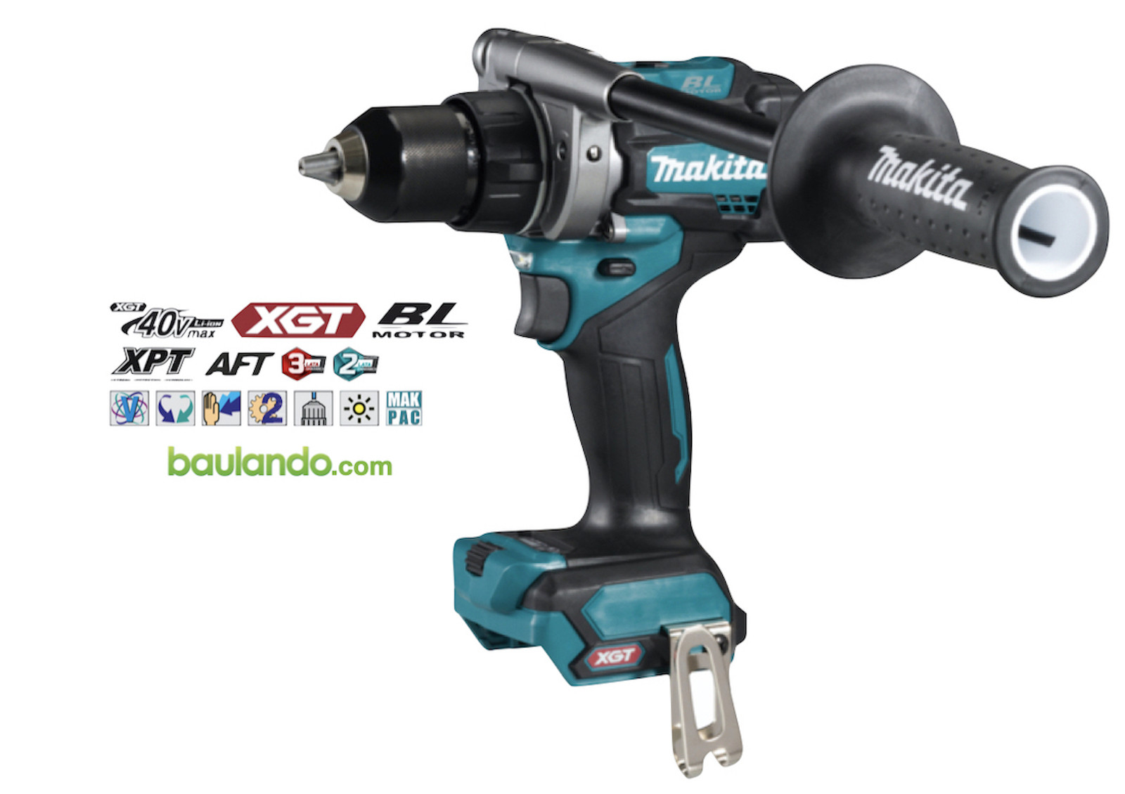 Makita DF001GZ01 Borstelloze Boormachine met pistoolgreep, Zwart/Groen