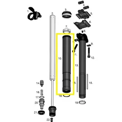 Crankbrothers Highline 2.0 Body 2-Keyway Körper, 31.6Mm 170Mm