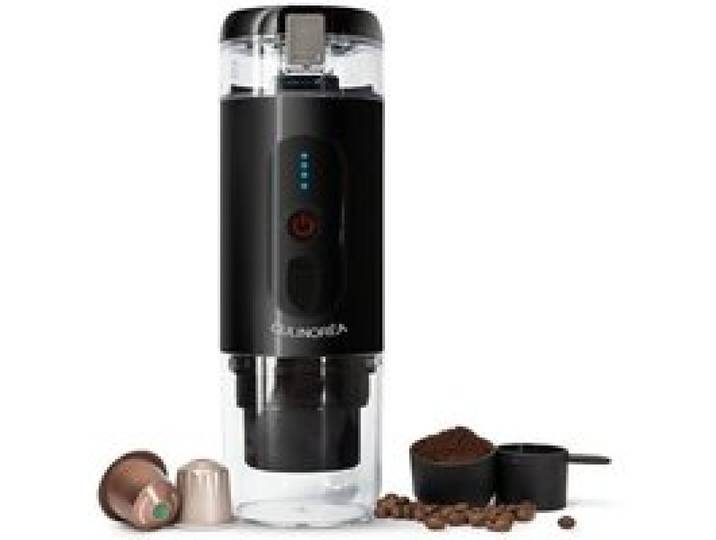 Machine à café mini portable électrique - TepidBee - multifonctionnel cafetière voyage auto-chauffante pour voitur capsules et caf