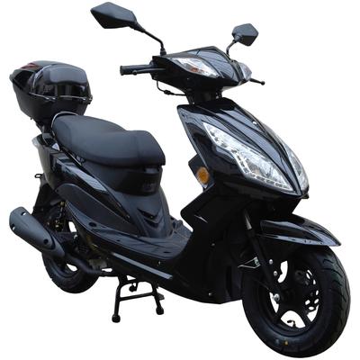 Motorroller GT UNION "GT3 45", schwarz (schwarz, schwarz), Motorroller, 45 km/h, Luftgekühlter Motor, B:68cm H:105cm L:183cm