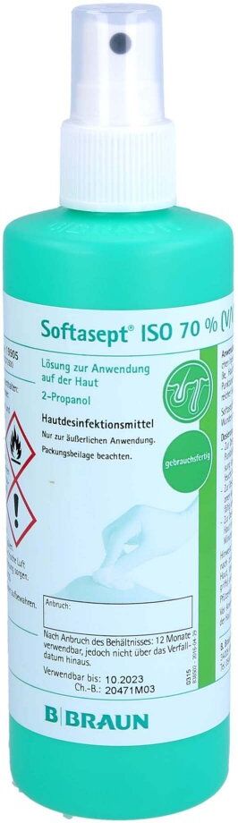 Softasept Iso 70% Lösung zur, zum Anwendung a.d.Haut