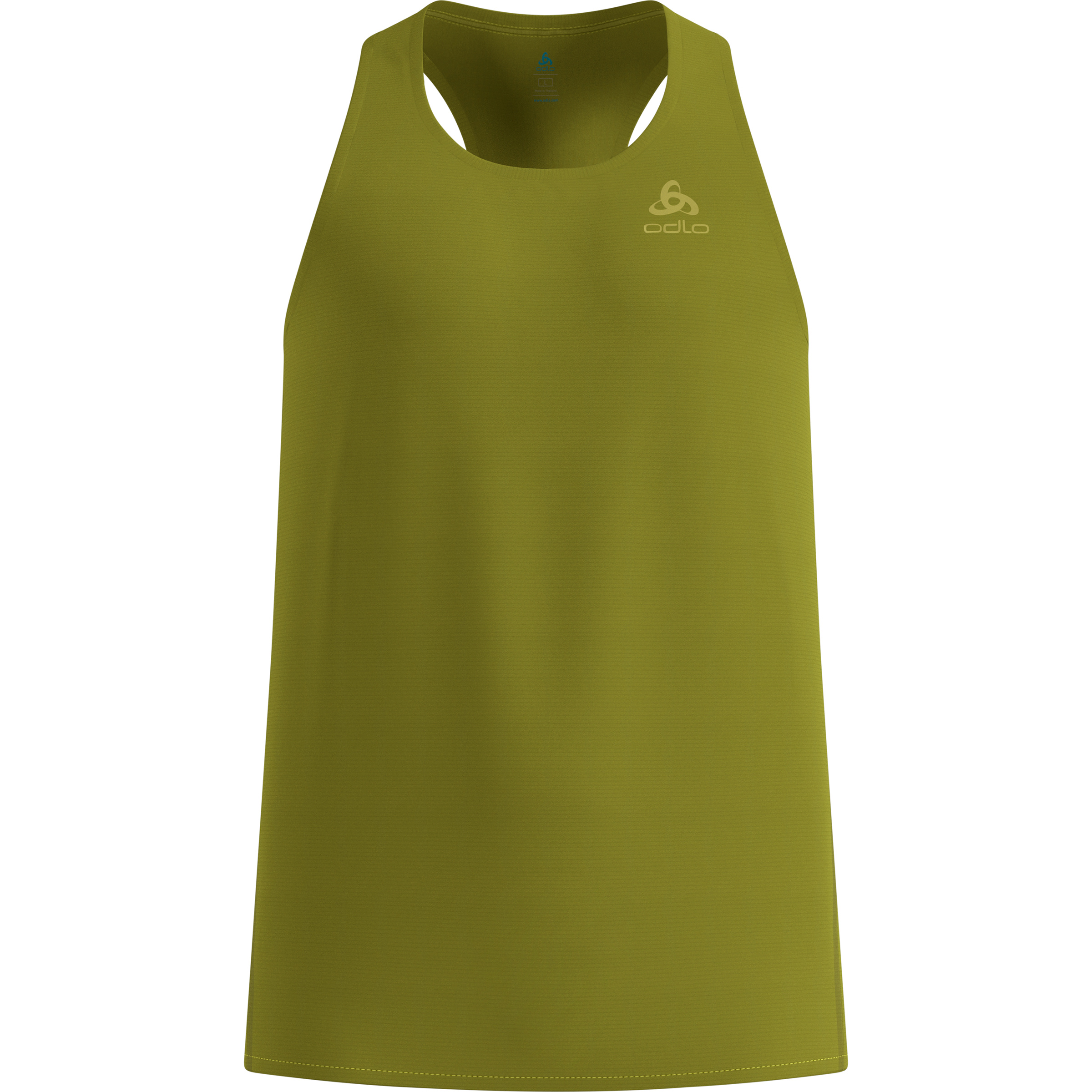 Odlo Zeroweight Chill-Tec Herren Laufshirts oliv Größe XL Trailrunning | Laufen Elastisch