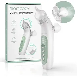 Momcozy, Nasensauger, Nasal Aspirator Breezyclear 2-In-1 Spray And Suction Electric Nasal