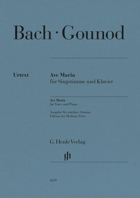 Henle Verlag Bach/Gounod Ave Maria mittel