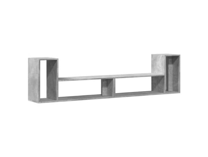 Makastle TV-Schrank 2 STK. Betongrau 100x30x50 cm Holzwerkstoff