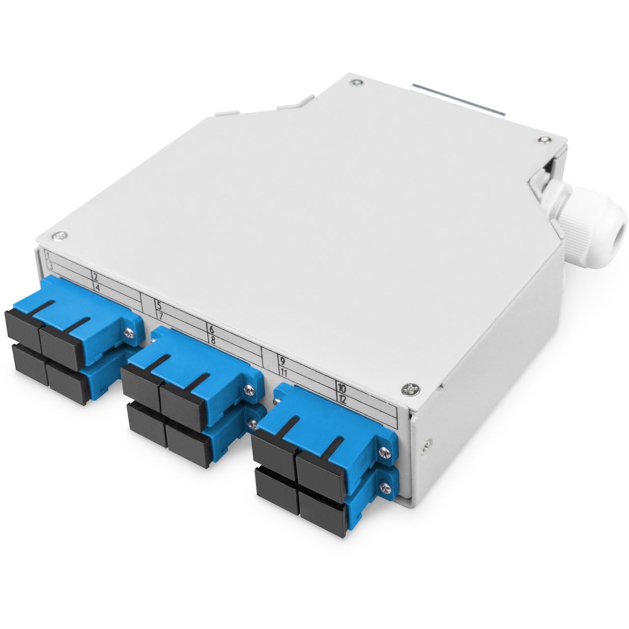 Digitus FIBER OPTIC DIN RAIL BOX OS2 EQUIPPEDWITH SC ADAPTERPIGTAIL