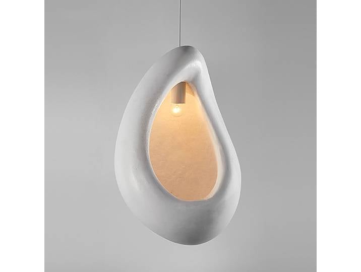 Lampe suspendue sculpturale, design nordique minimaliste, pour salle à manger, bar, maison, forme simple, éclairage créatif, conversation moderne 2026
