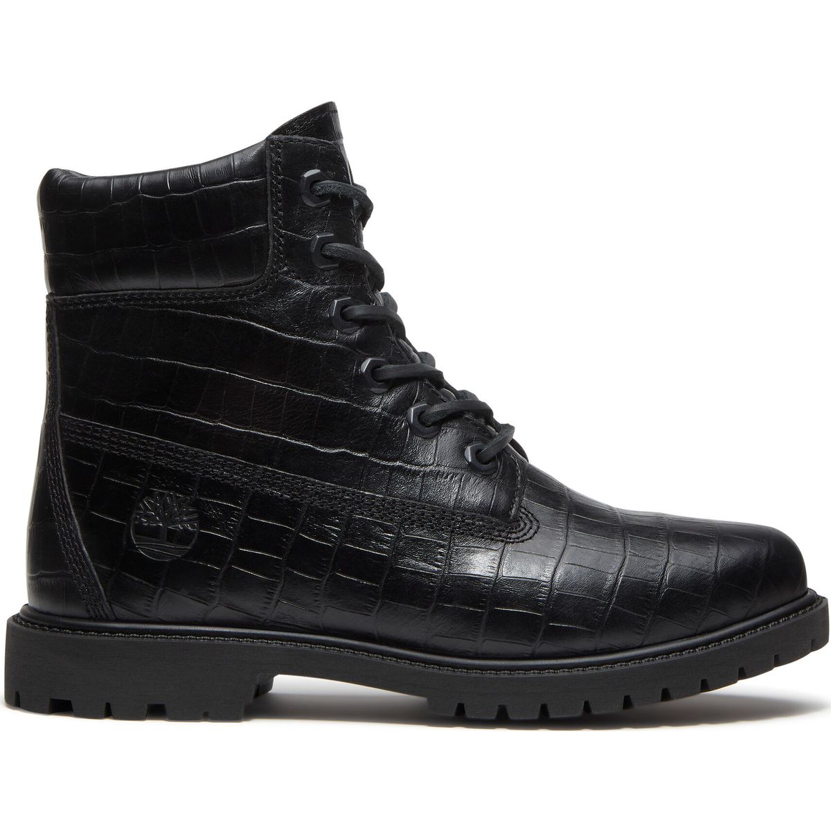 Timberland Womens 6 Inch Lace UP Boot blk full grain 6 Wide Fit TB0A5M5NW021-6-Wide Fit