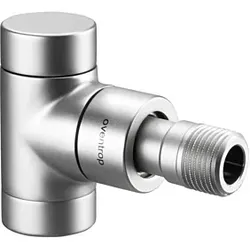 Oventrop Combi E Heizkörper-Verschraubung 1166082 DN 15, Eck, Messing, Edelstahl-Design