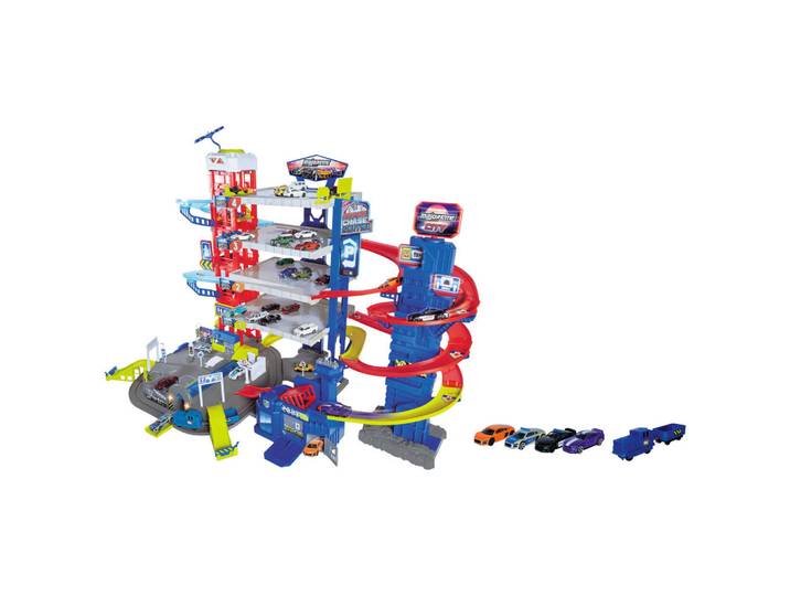 Simba Parkgarage, Mehrfarbig, Kunststoff, 69x57x20 cm, Spielzeug, Kinderspielzeug, Spielzeugautos