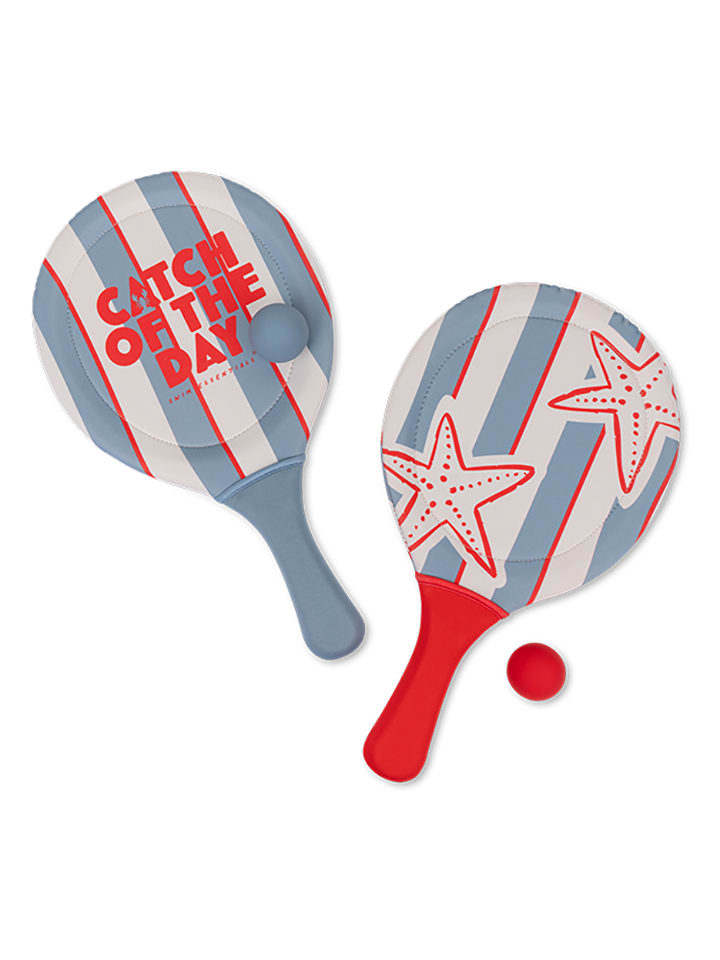 Swim Essentials Strand-Tennis-Set "Catch of the Day" - ab 5 Jahren - onesize