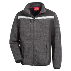 Strick-Softshelljacke "MOTION TEX PLUS" - 4XL - schwarz
