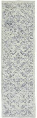 Domani Comfort French Country Trellis Faux Fur Area Rug