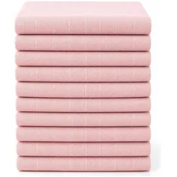 Makian, Pucktuch + Nuscheli, Mullwindeln & Mulltücher Mullwindel / Mulltuch 10er Pack 80 x 80 cm - Puder (80 x 80 cm)