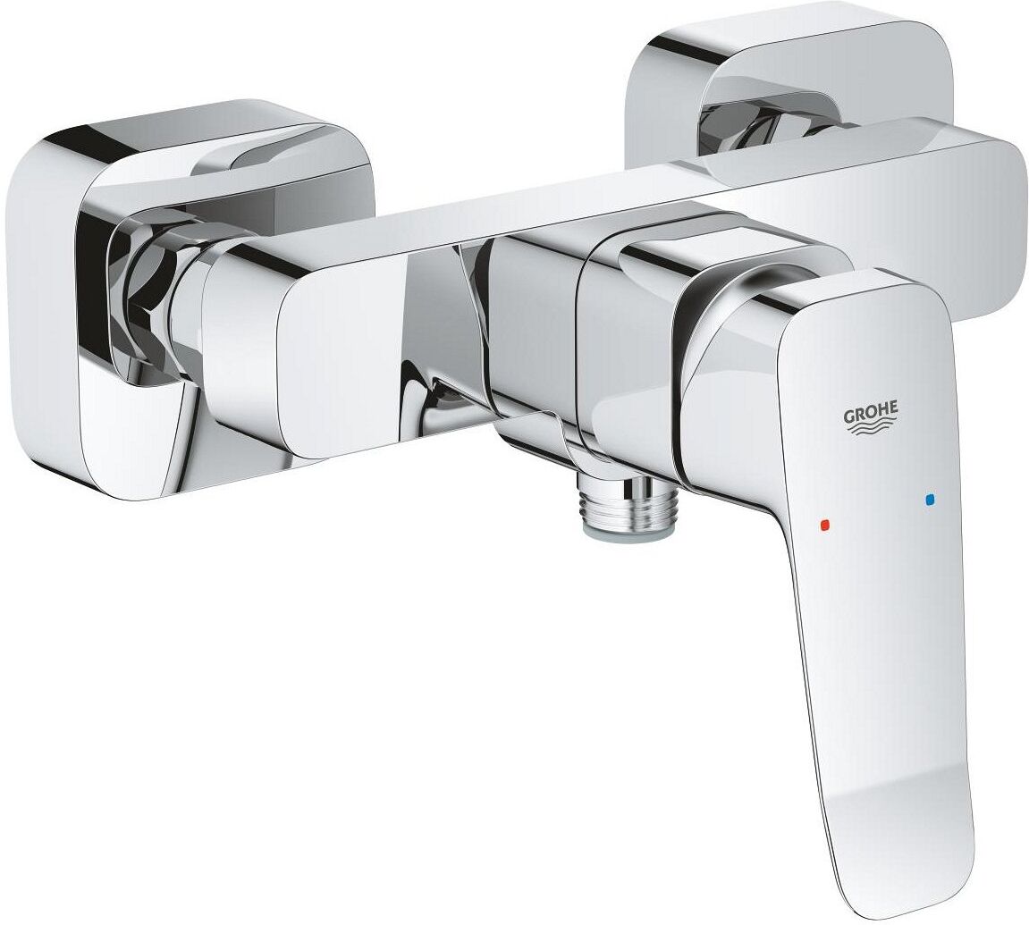 Miscelatore doccia Grohe 10187400 DICE esterno parete Cromo longlife