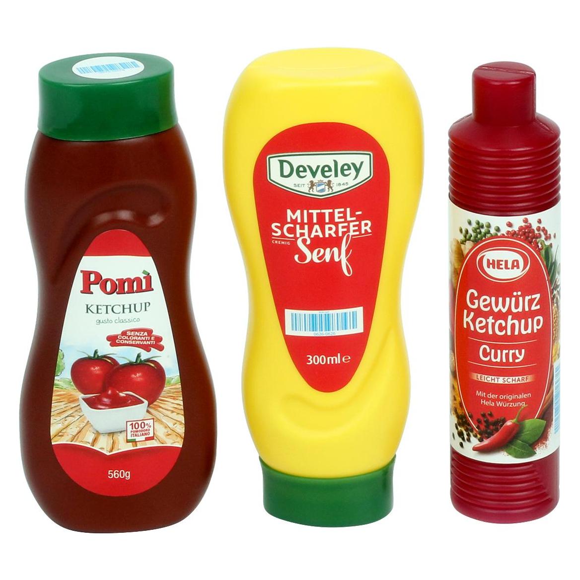 Tanner Kaufladenzubehör - Senf + Ketchup - 3er Set (CT0066.5)