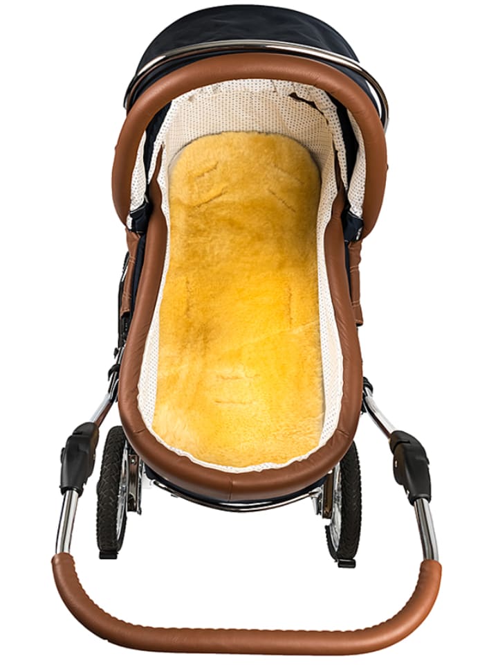 Hofbrucker Lammfell-Babyschalen-Einlage in Natur - (L)72 x (B)35 cm - onesize