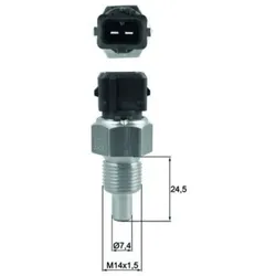 Sensor Kühlmitteltemperatur MAHLE TSE 16 für Citroën Peugeot Fiat Lancia AX
