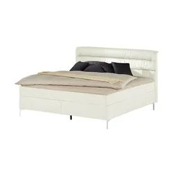 Boxspringbett   ¦ weiß ¦ Maße (cm): B: 148 H: 122