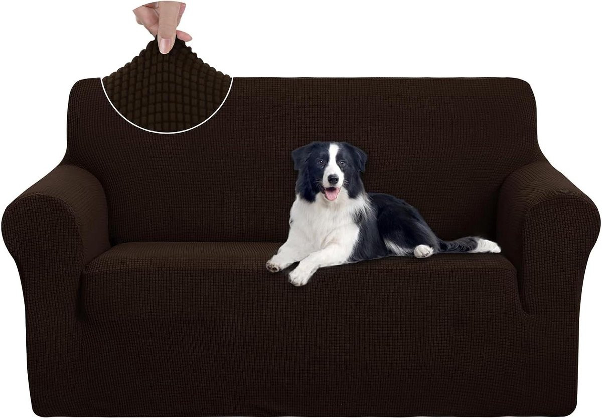 Rekbare jacquard bankhoes voor slaapbank, 1-delig, breedte: 127 tot 178 cm (50-70 inch)