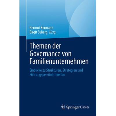 Themen der Governance von Familienunternehmen, Gebundene Ausgabe von , Springer, 978-3-031-34424-4