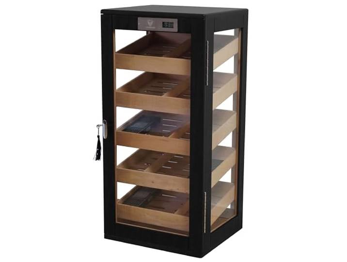GERMANUS Humidor Schrank 33 Schwarz