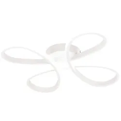 Trio Deckenleuchte Fly Metall Weiß 40 cm