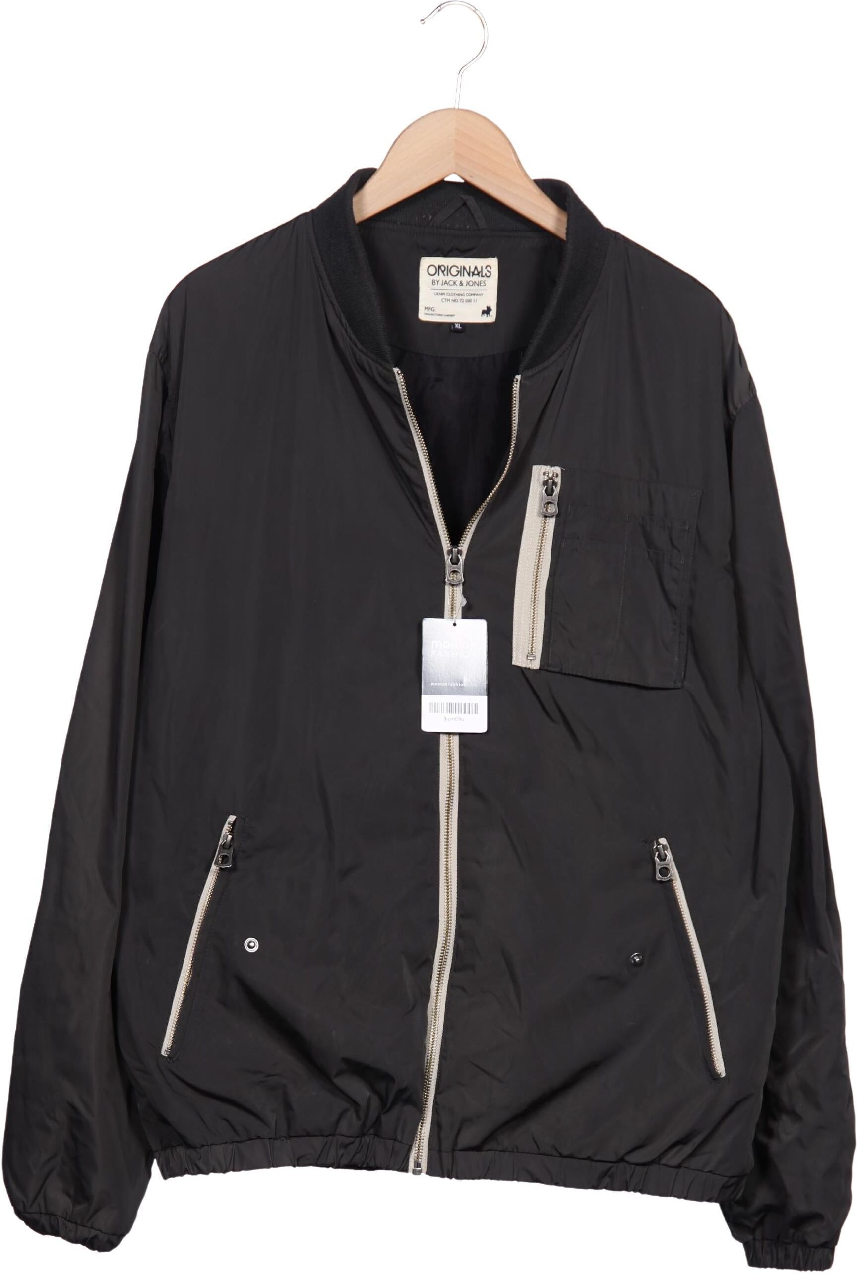 Jack & Jones Herren Jacke, Schwarz, Gr. XL, Synthetik - Second Hand