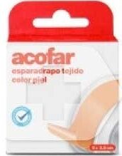 ACOFAR Esparadrapo Tejido Color Piel 5 X2,5 cm 1 ud