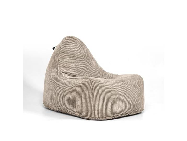 Nadimaideal Königessitzsack XXL aus Cord für Teenager & Erwachsene Gaming Sitzsack 100 X 85 cm Komfortabler Beanbag Mit hochwertige Füllung EPS Perlen (Beige, Königessitzsack XXL)