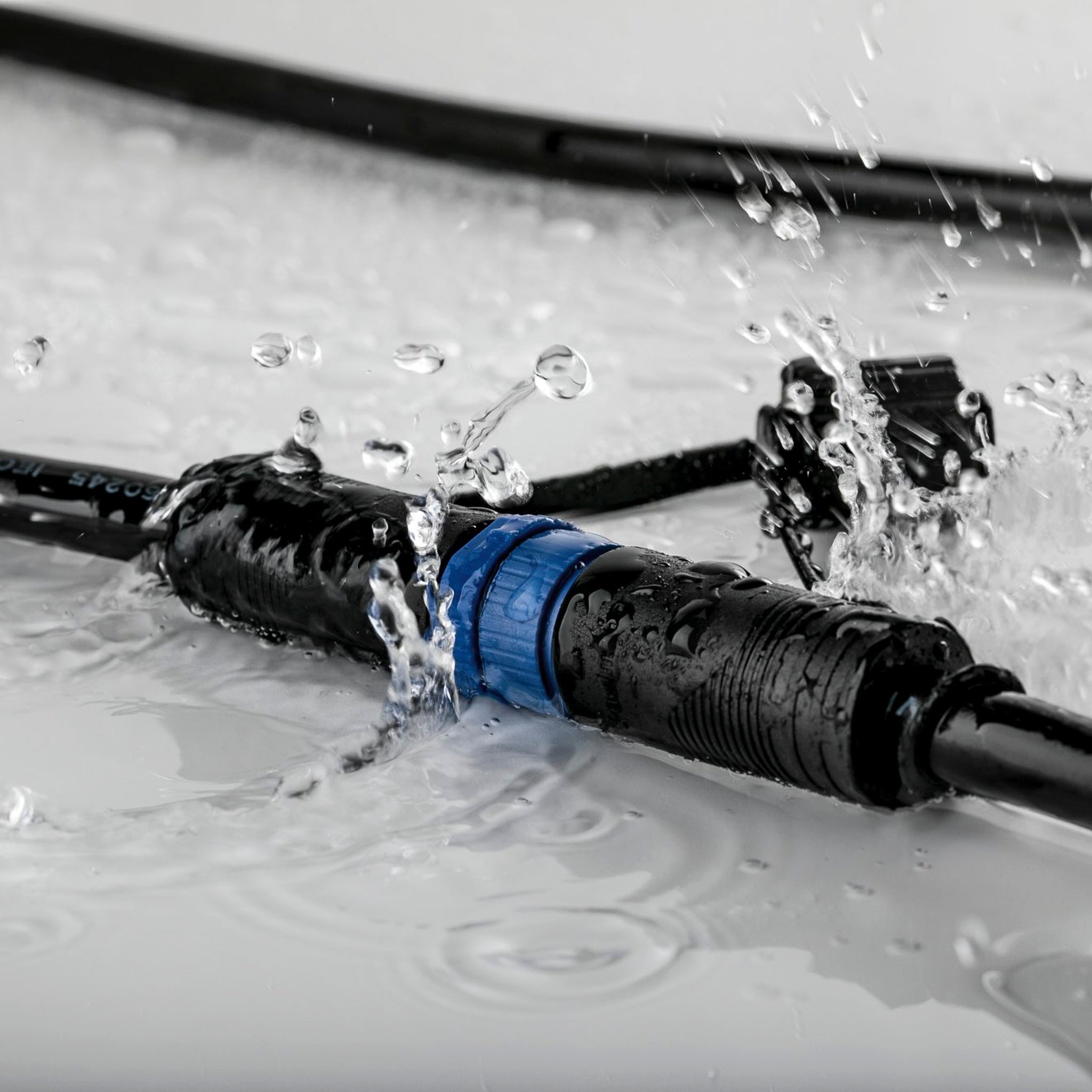 Paulmann - Plug & Shine Outdoor 15m Cables with 7 Outputs in Black